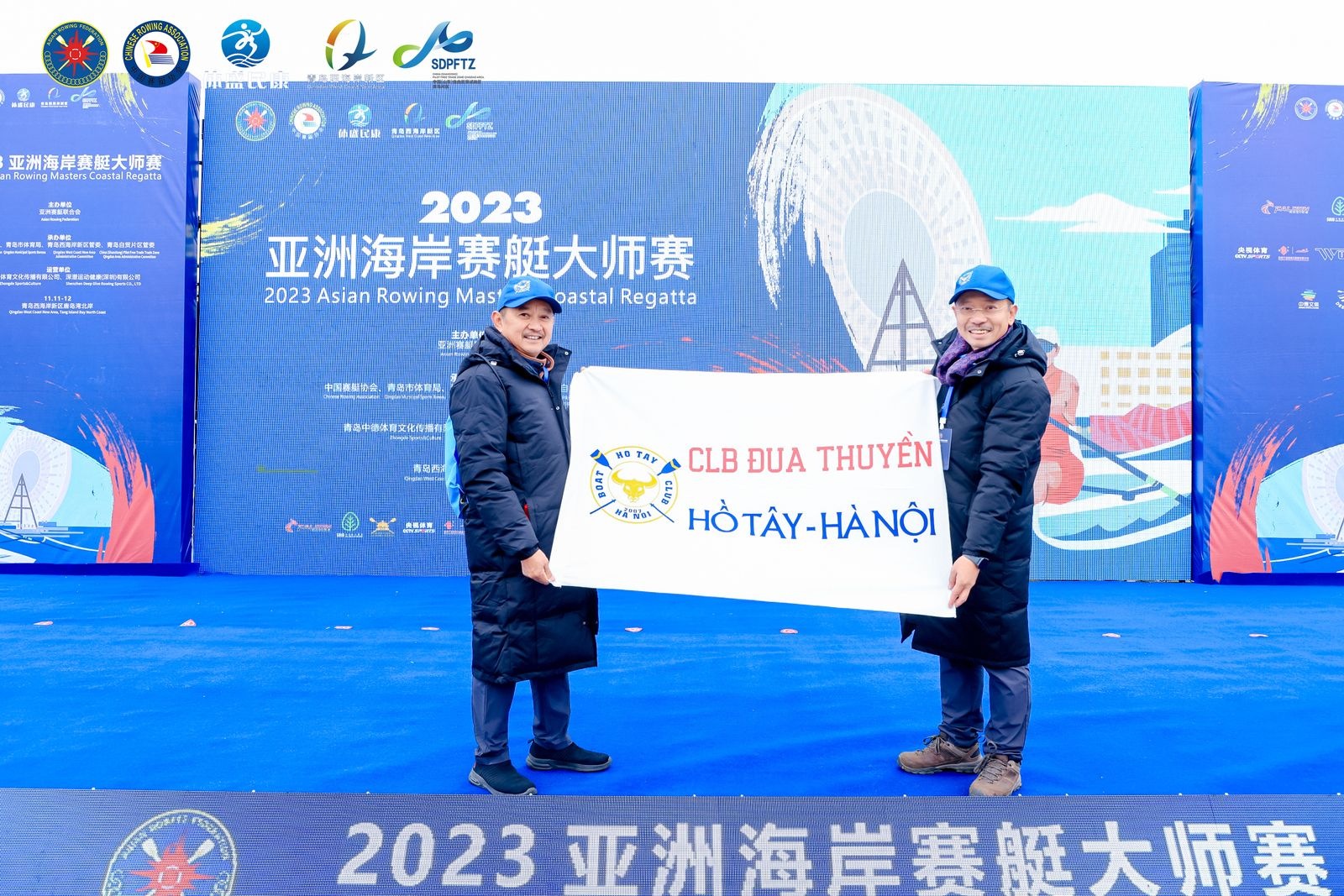 Đại diện CLB tham dự Giải đua thuyền Rowing Biển châu Á 2023